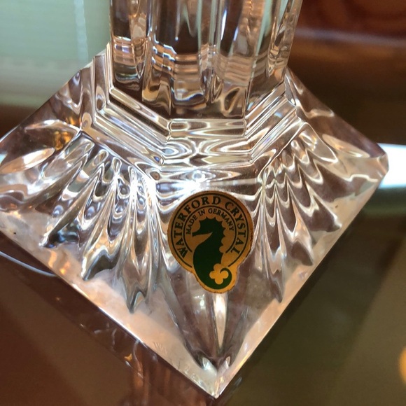 New -Waterford Crystal Candle Sticks And votive - Picture 3 of 5